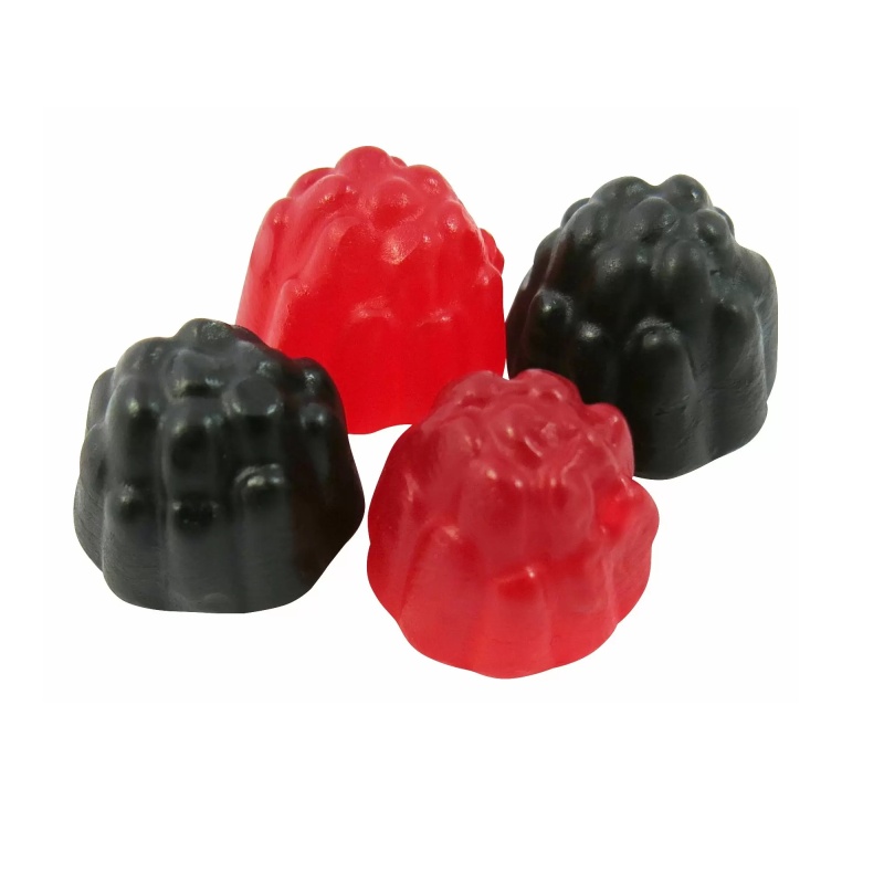 Black Red Mini Gums Pick & Mix Sweets Kingsway 100g